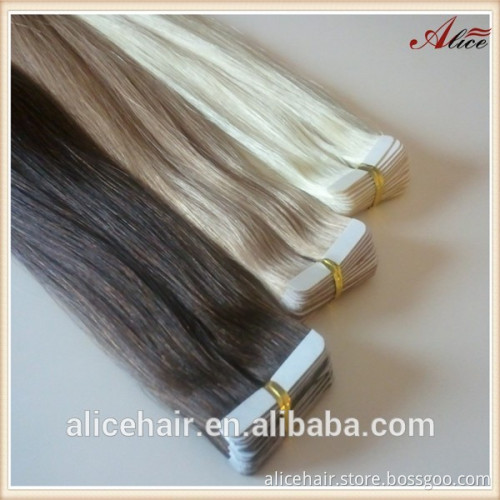 Wholesale remy russian tape in hair extensions